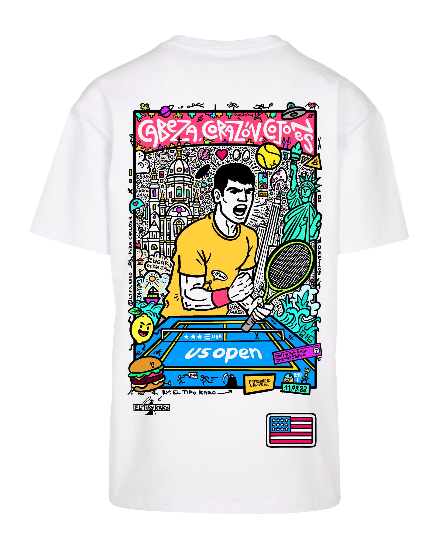 Camiseta Cabeza, Corazón, Cojones – Edición Limitada