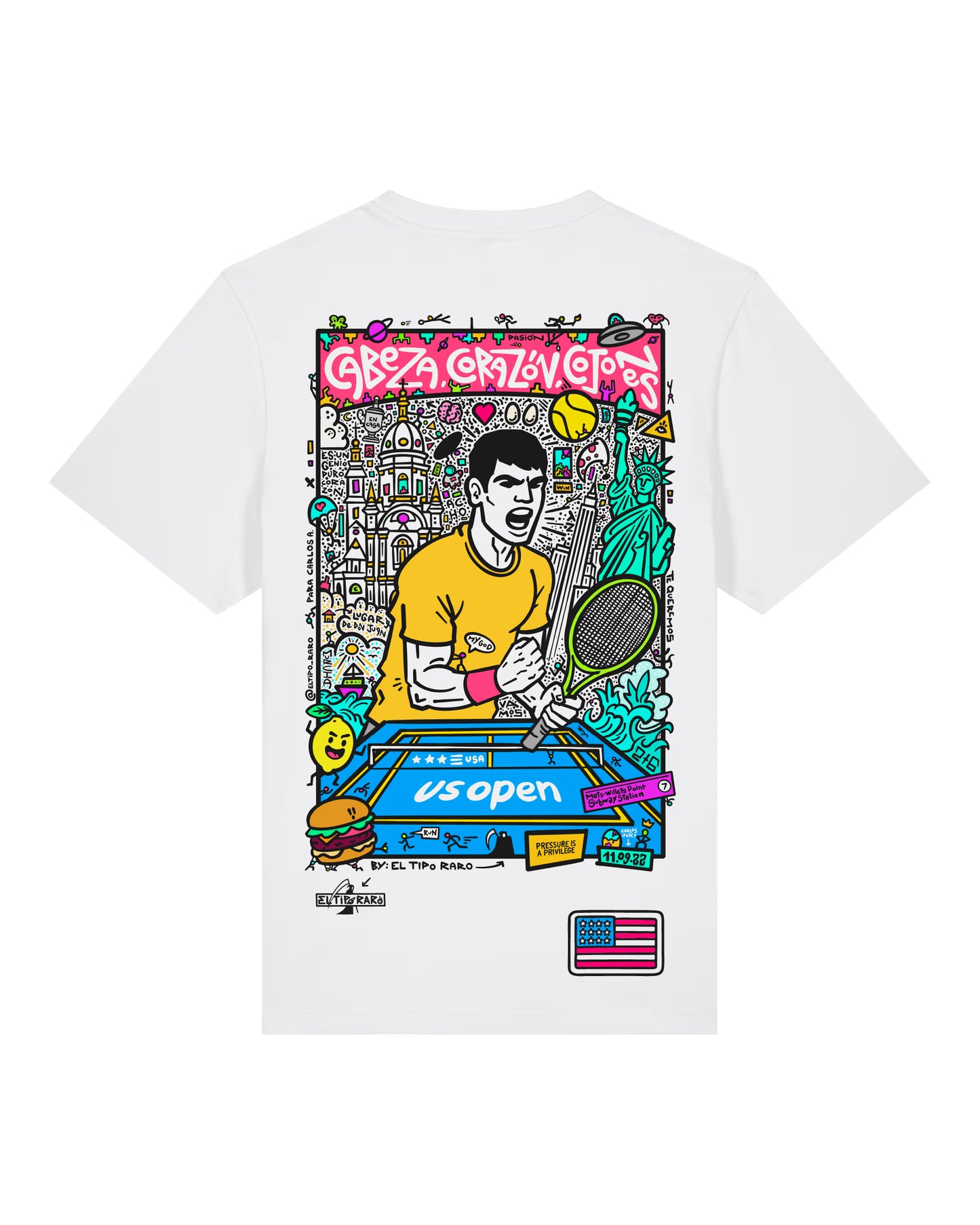 Camiseta Cabeza, Corazón, Cojones – Edición Limitada