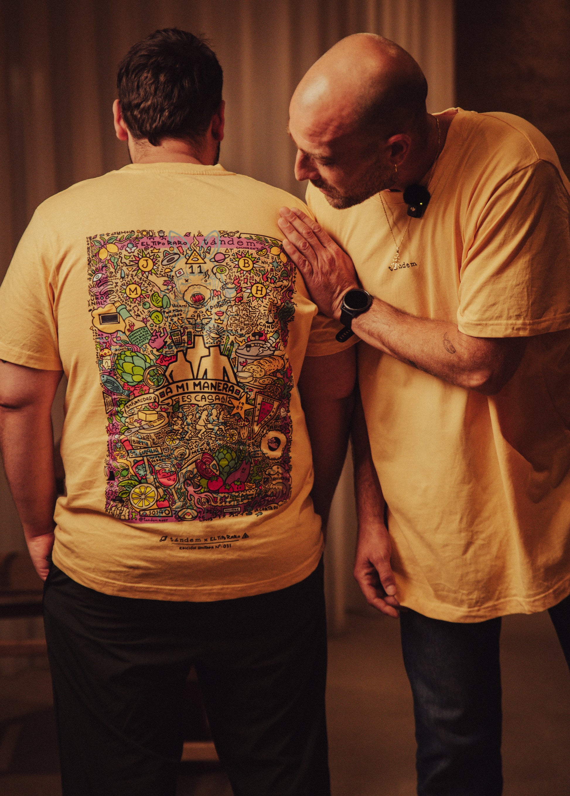 Tándem × El Tipo Raro — edición limitada, camiseta numerada y lámina firmada a mano