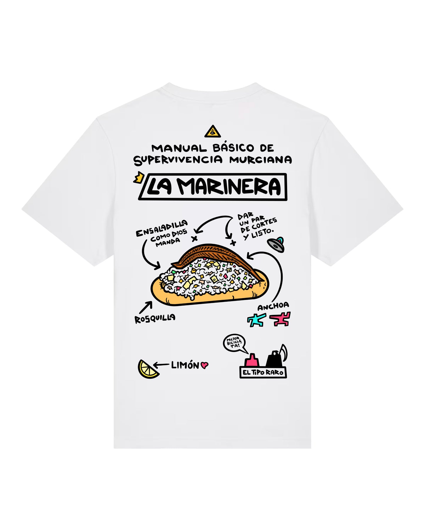 Camiseta LA MARINERA - Manual básico de supervivencia murciana - Edición limitada