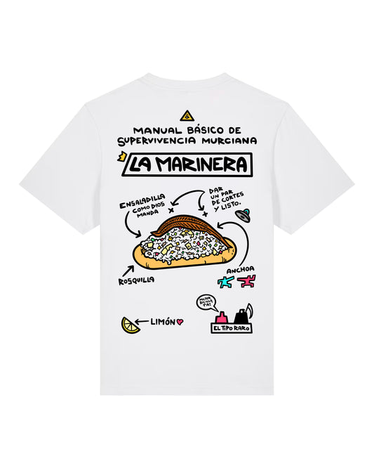 Camiseta LA MARINERA - Manual básico de supervivencia murciana - Edición limitada