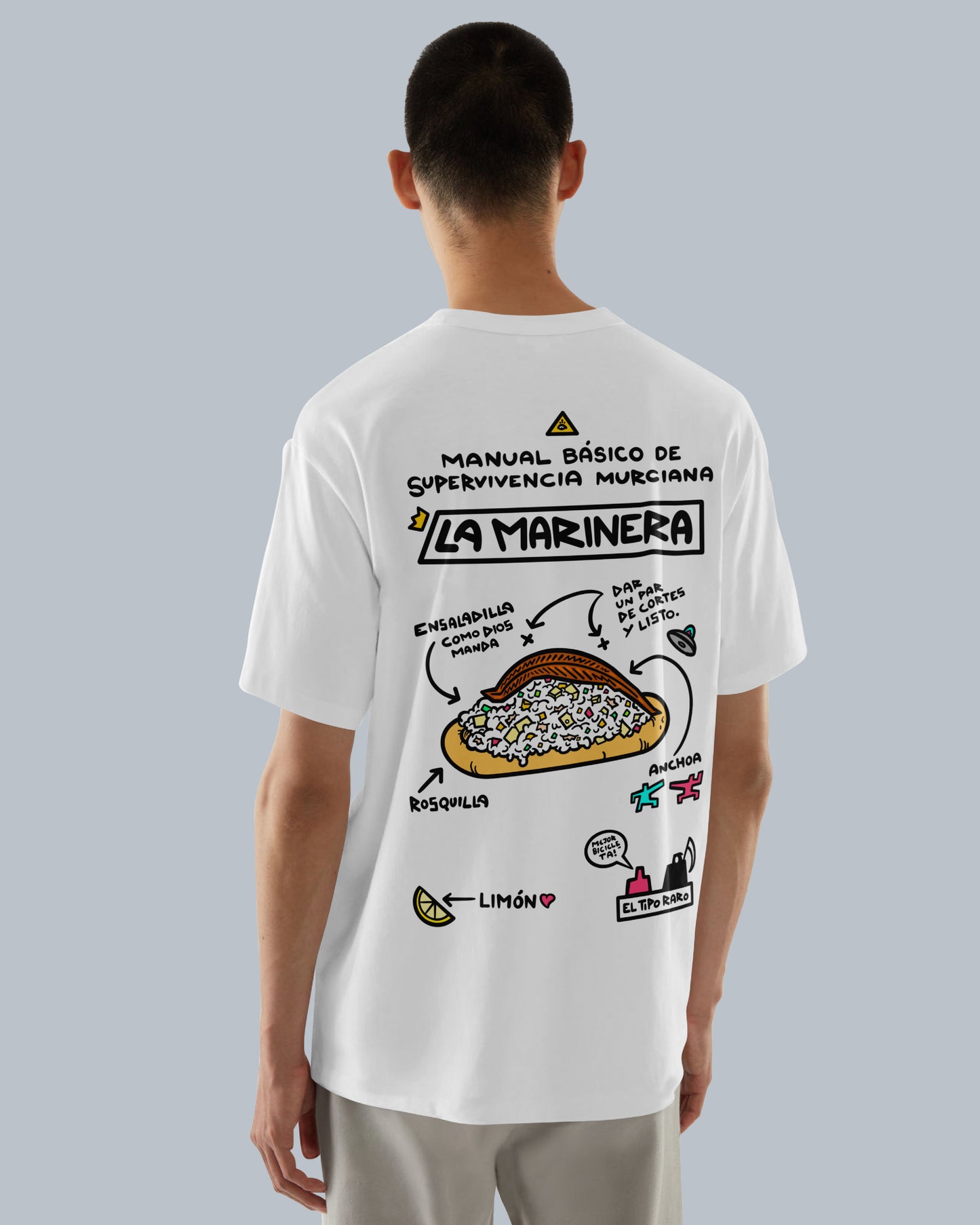 Camiseta LA MARINERA - Manual básico de supervivencia murciana - Edición limitada