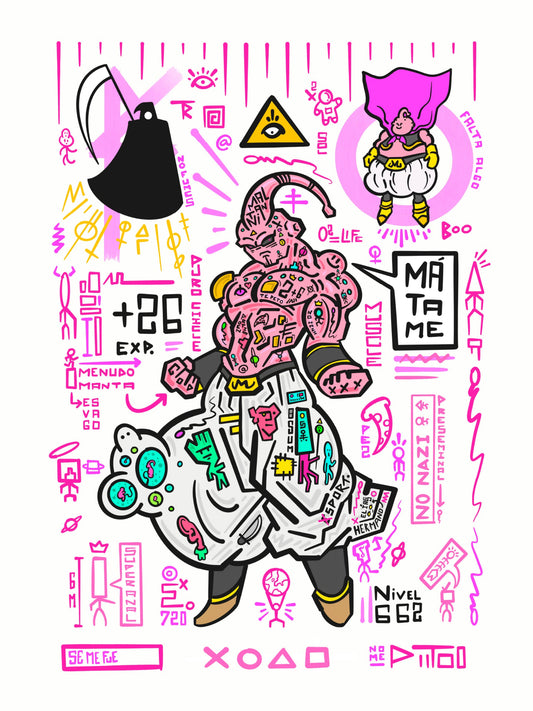 Ilustración Majin Boo