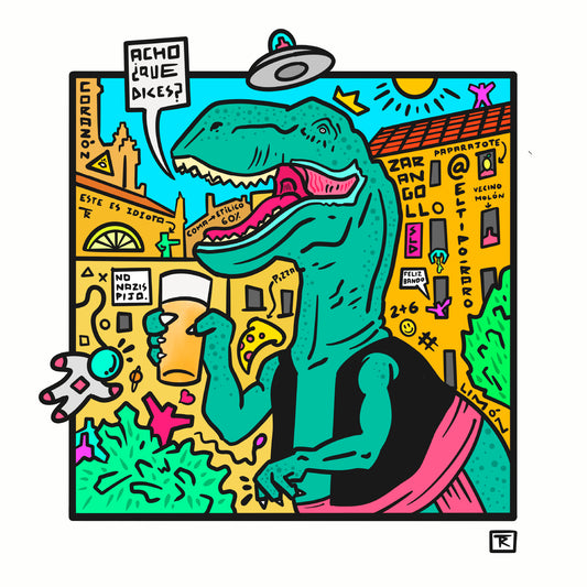 Ilustración Acho ¿Que dices?