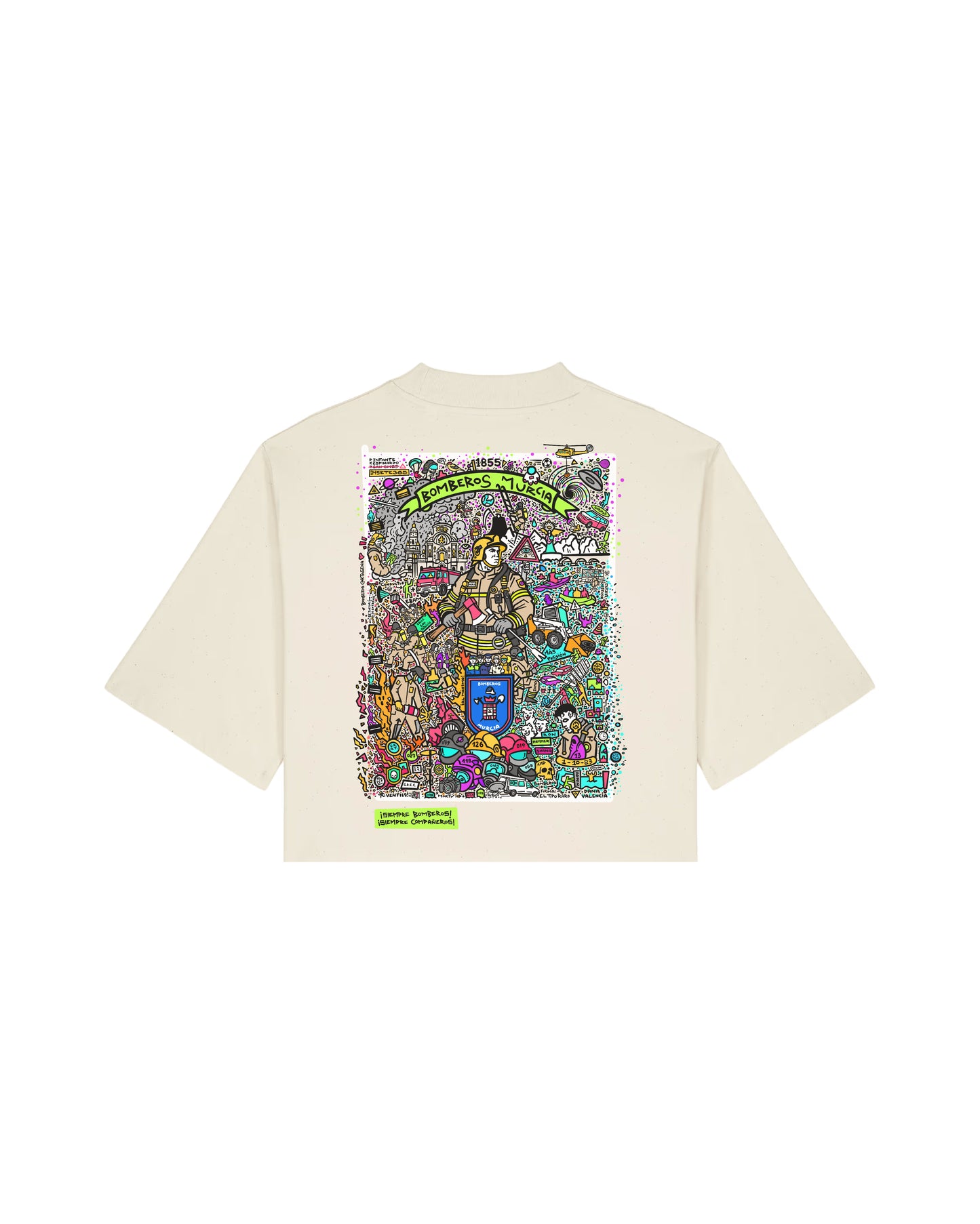 Camiseta Bomberos por El Tipo Raro – Edición Especial