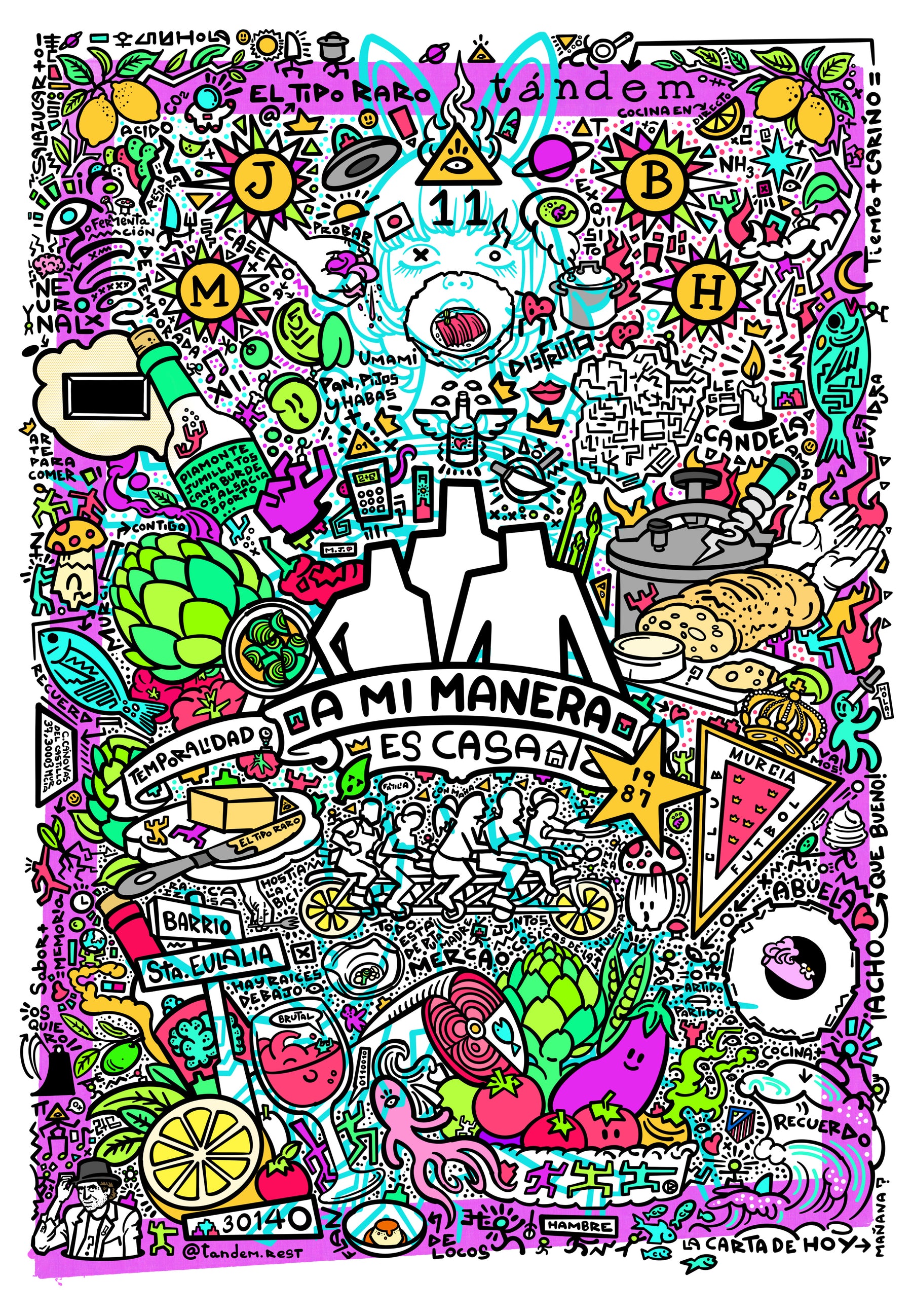 Ilustración Tándem × El Tipo Raro